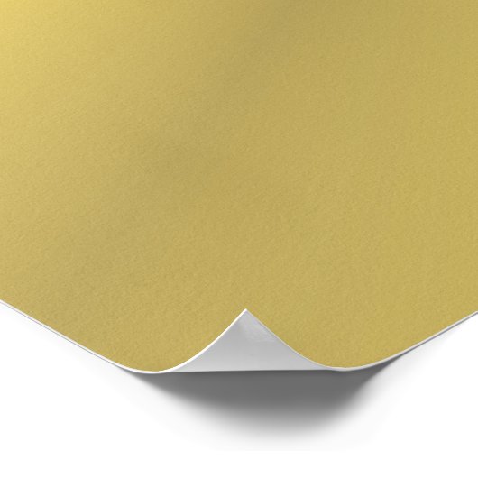 Gold Treble Clef Music Design Poster (Hoek)