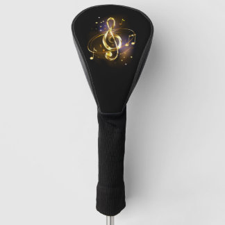 Gold Treble Clef Music Golfheadcover