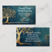 Gold Tree Counseling Therapie Psychotherapie Visitekaartje (Voorkant / Achterkant)