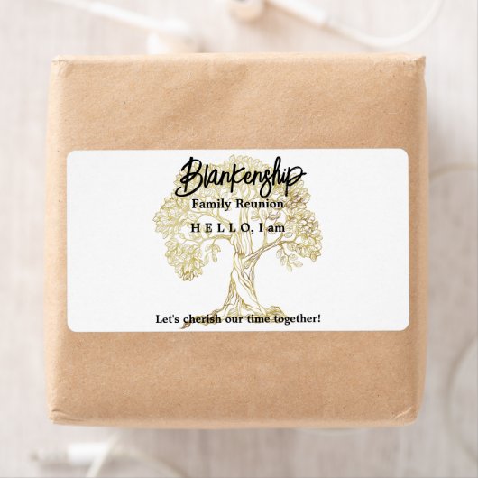 Gold Tree Family Reunion Essential Etiket (Insitu)