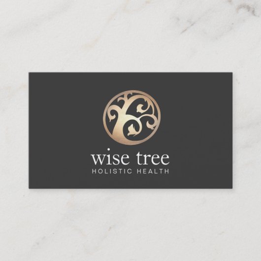 Gold Tree Holistic and Natural Health and Wellness Visitekaartje (Voorkant)