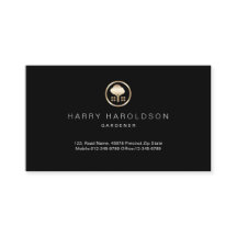 Gold Tree Icon Home Tuinier Visitekaartje