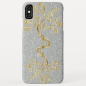 Gold Tree is op Glitter Silver Case-Mate iPhone Case (Achterkant)
