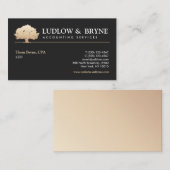 Gold Tree Logo Classic - zwart Visitekaartje (Voorkant / Achterkant)