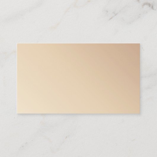 Gold Tree Logo Classic - zwart Visitekaartje (Achterkant)