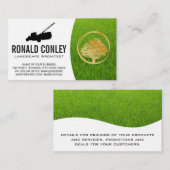 Gold Tree-Logo | grasmaaier | Gras Visitekaartje (Voorkant / Achterkant)