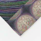 Gold Tree met Butterly Fleece Deken (Hoek)