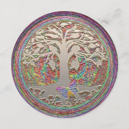 Gold Tree met Butterly Kaart