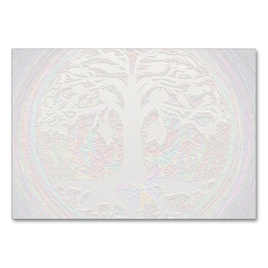 Gold Tree met Butterly Kaart (Achterkant)