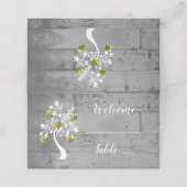 Gold Tree of Hearts Reception Place Card Plaatskaartje (Buitenkant ongevouwen)