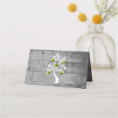 Gold Tree of Hearts Reception Place Card Plaatskaartje (Achterkant)