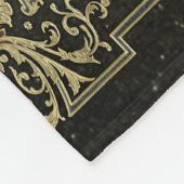 Gold Tree of Life Ancient Rustic Fleece Deken (Hoek)