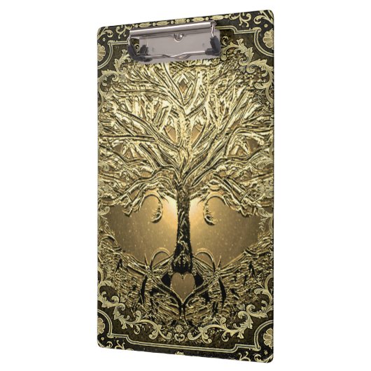 Gold Tree of Life Ancient Rustic  Klembord (Links)