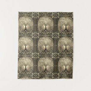 Gold Tree of Life Ancient Rustic Wandkleed