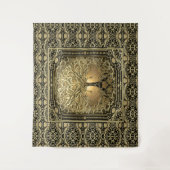 Gold Tree of Life Ancient Rustic Wandkleed (Voorkant)