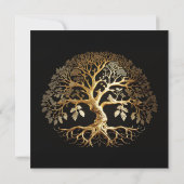 Gold Tree of Life Kaart (Achterkant)