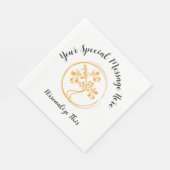 Gold Tree of Life Survivor Party Napkins Servet (Hoek)