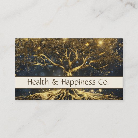 Gold Tree of Life Visitekaartje (Voorkant)