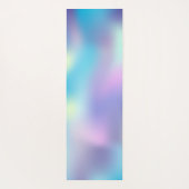 Gold Tree Silhouette, kleurrijke holografische Yog Yogamat (Achterkant)