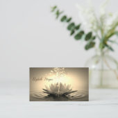 Gold Tree Vrouwen Silhouette Lotus Visitekaartje (Staand voorkant)