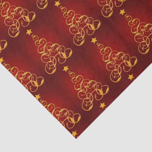 Gold Tree-weefselpapier Tissuepapier (Detail)