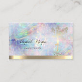 Gold Tree Women Opal Silhouette Yoga Instructor Visitekaartje (Voorkant)