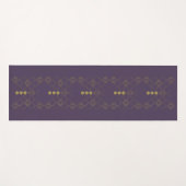 Gold Trellis Butterfly Indigo Yoga Mat (Voorkant (horizontaal))