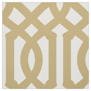 Gold Trellis op grote schaal Stof