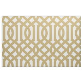 Gold Trellis op grote schaal Stof (Fat Quarter)