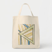 Gold Triangle Blocks Bag Tote Bag (Voorkant)
