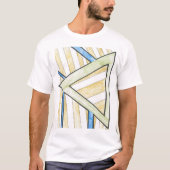 Gold Triangle blokkeert Motif T-Shirt (Voorkant)