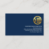 Gold Triangle Border Lijst CEO Founder Visitekaartje (Achterkant)