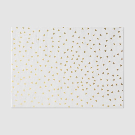 Gold Triangle Confetti-weefselpapier Tissuepapier (Voorkant)