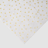 Gold Triangle Confetti-weefselpapier Tissuepapier (Detail)