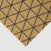 Gold Triangle Patroon Tissuepapier (Detail)
