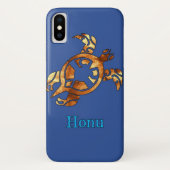 Gold Tribal Hawaiian Zee Turtle Case-Mate iPhone Case (Achterkant)