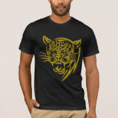 Gold Tribal Tiger T-shirt (Voorkant)