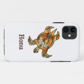 Gold Tribal Zee Turtle on White Hoesje-Mate iPhone Case-Mate iPhone Case (Achterkant (horizontaal))