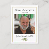 Gold Trim Celebration of Life Prayer Kaarten Visitekaartje (Voorkant)