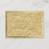 Gold Trim-opnamekaarten Informatiekaartje (Achterkant)