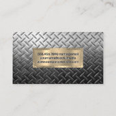 Gold Trim | Staal bekleed Visitekaartje (Achterkant)