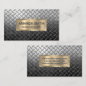 Gold Trim | Staal bekleed Visitekaartje (Voorkant / Achterkant)