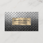 Gold Trim | Staal bekleed Visitekaartje (Voorkant)