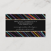 Gold Trim | Visitekaartje van kleurrijke stijlvoll (Achterkant)