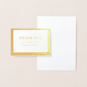 Gold Trimmed Business Bedankt Folie Kaarten (Display)