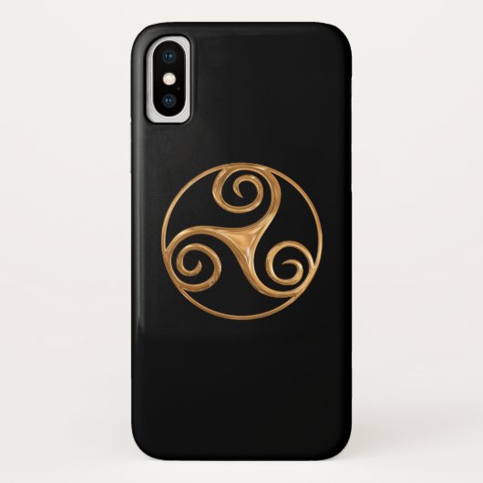 Gold Triskelion Case-Mate iPhone Case (Achterkant)