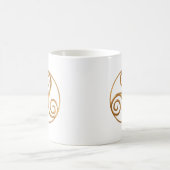 Gold Triskelion Koffiemok (Center)