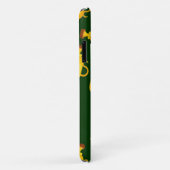 Gold trophy green pattern Case-Mate iPhone case (Achterkant/rechts)