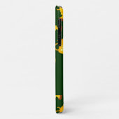 Gold trophy green pattern Case-Mate iPhone case (Achterkant/links)