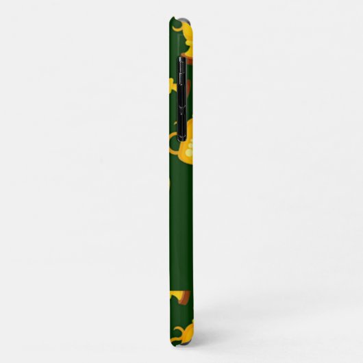 Gold trophy green pattern Case-Mate iPhone case (Achterkant/links)